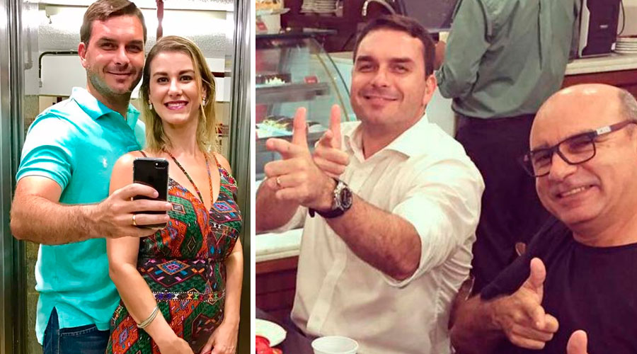 flavio-bolsonaro-mulher-fernanda-queiroz