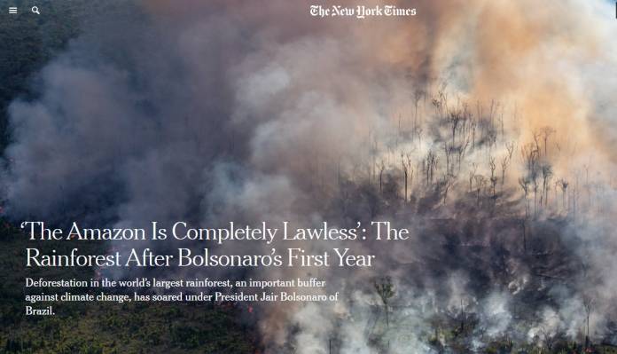 imprensa-internacional-destaca-amazonia-em-perigo-com-jair-bolsonaro-nyt-amazonia-696x399