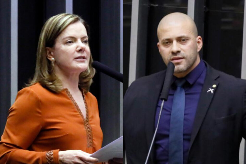 gleisi-hoffmann-daniel-silveira
