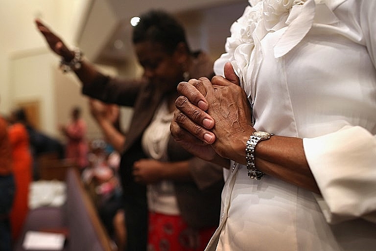 Worshippers Attend Sunday Church Service In Columbia, SC
