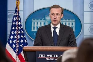 Media Briefing Held By Press Secretary Karine Jean-Pierre And National Security Advisor Jake Sullivan At The White House