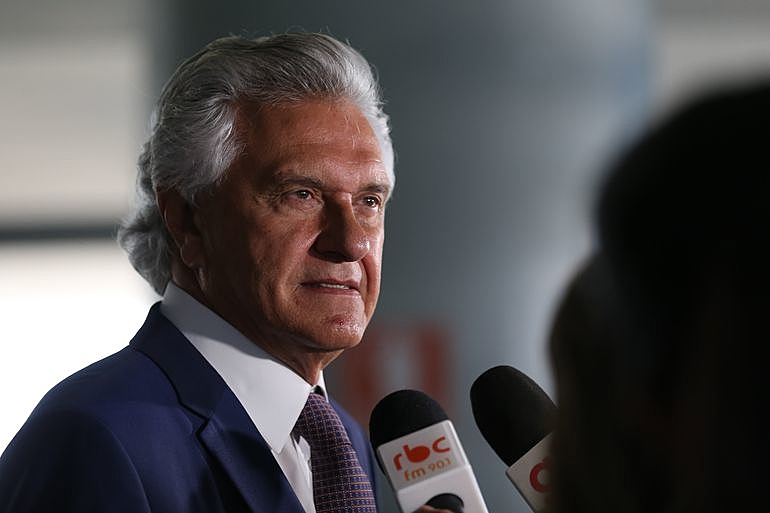 Entrevista do governador Ronaldo Caiado
