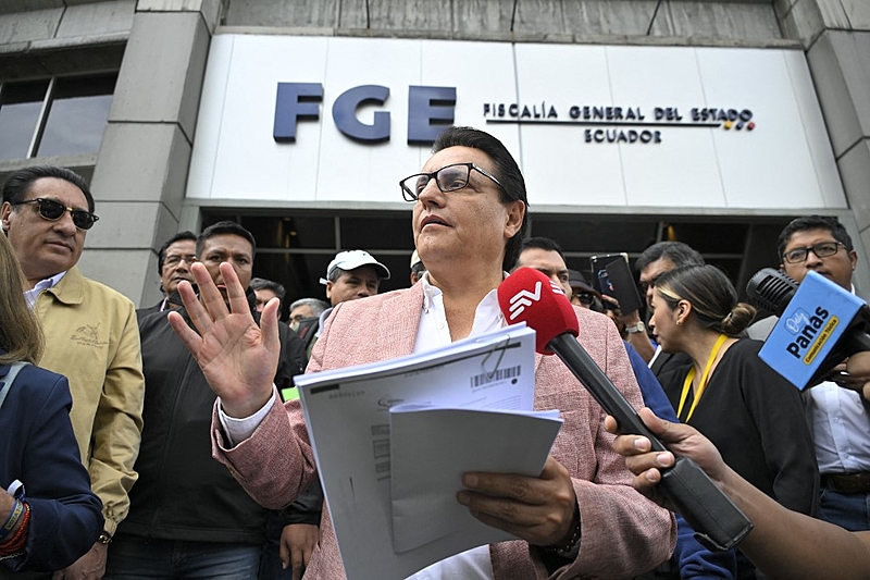 ECUADOR-ELECTION-CANDIDATE-VILLAVICENCIO