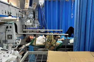 PALESTINIAN-ISRAEL-CONFLICT-HOSPITAL