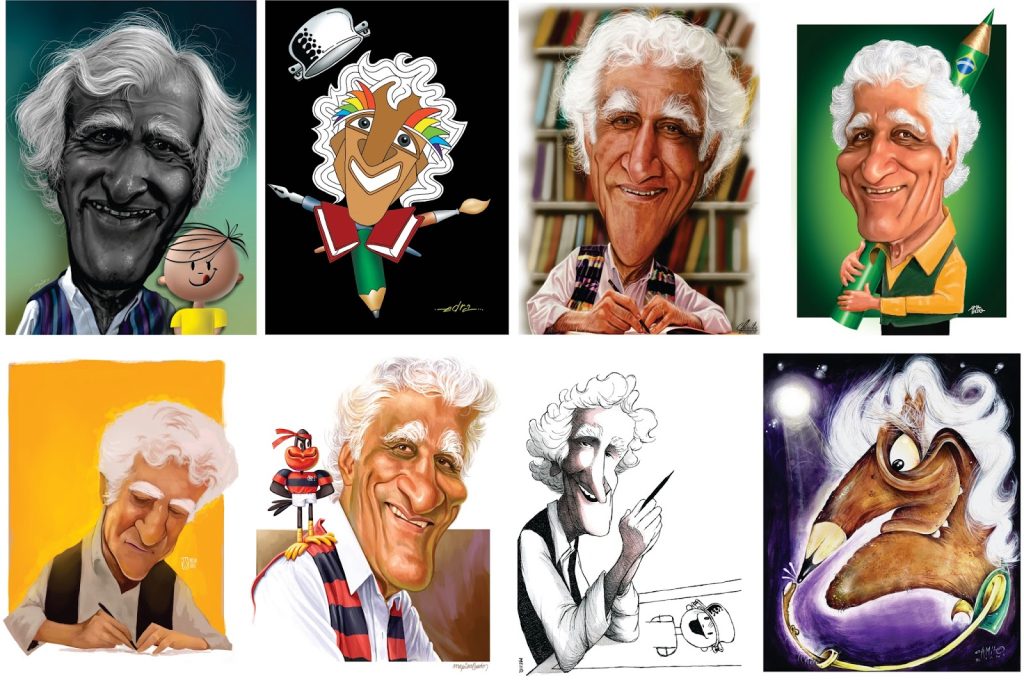 0 A Caricaturas Divulgação B