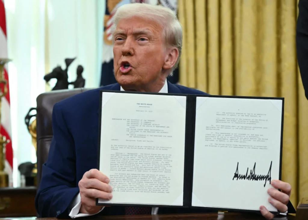 AFP__20250213__36XT9BP__v1__HighRes__UsGovernmentTariffsTradeDiplomacyTrump-1140x815