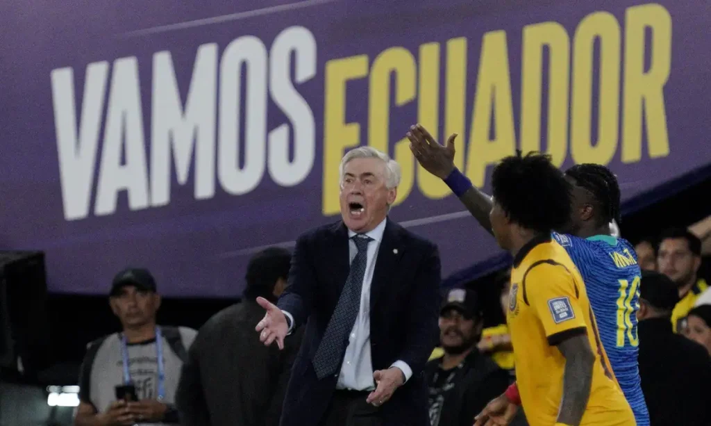 ancelotti_eliminatorias_2025_brasil_x_equador