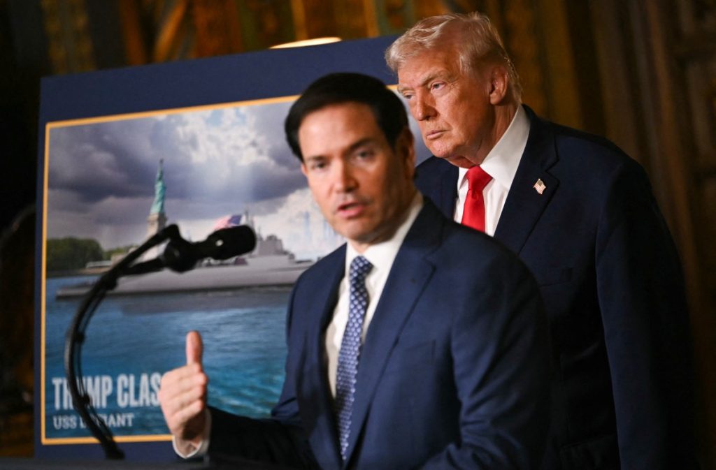 US President Donald Trump makes an announcement with Hegseth and Phelan