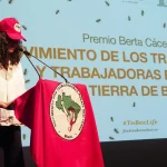 MST RECEBEU PRÊMIO BERTA CÁCERES NA ESPANHA EM RECONHECIMENTO AO COMPROMISSO AMBIENTAL E LUTA PELA REFORMA AGRÁRIA