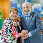 LULA RECEBEU MICHELLE BACHELET E REAFIRMOU APOIO PARA ELA CHEFIAR ONU