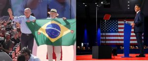 lula com bandeira do brasil