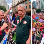 “ESTAMOS AQUI CONTRA A TRUCULÊNCIA E CONTRA A SUBSERVIÊNCIA”, AFIRMOU CHICO BUARQUE EM ATO PRÓ-LULA. TEM VÍDEOS